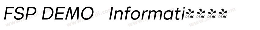 FSP DEMO   Informati字体转换